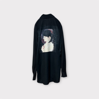 Back-Print比翼shirt[ Sample ]
